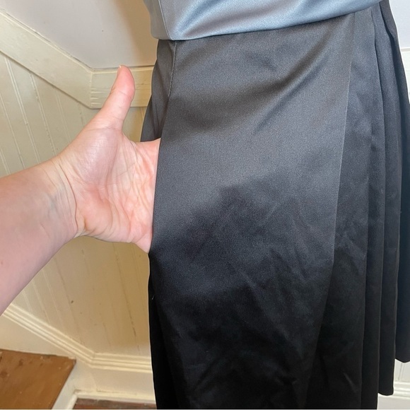 Max and Cleo Formal Little Black Dress Satin Sz 4 - Picture 11 of 16